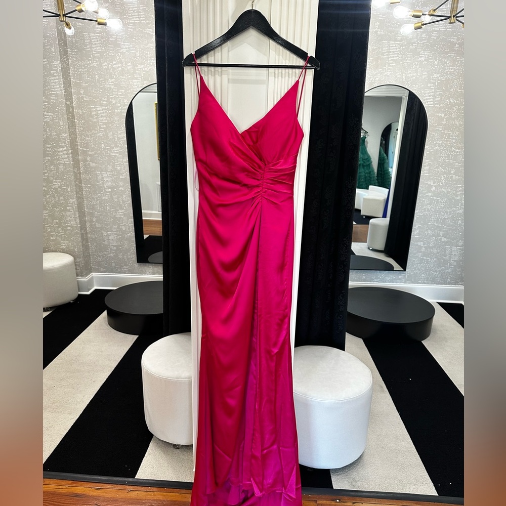 Portia and scarlet hot pink gown style 10270. Size 10